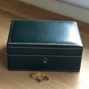 Emerald Green 1960s Jewelry Box